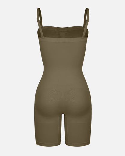 Shapecurve Seamless Strapless Bodysuit with Removable Straps