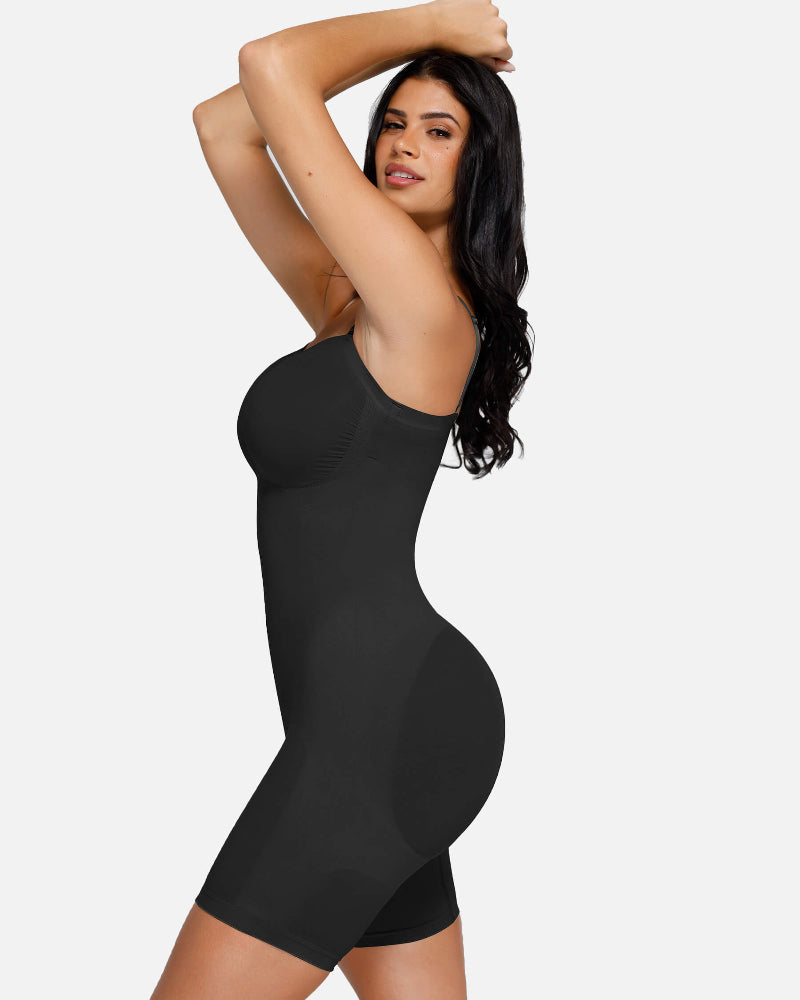 Shapecurve Seamless Strapless Bodysuit with Removable Straps