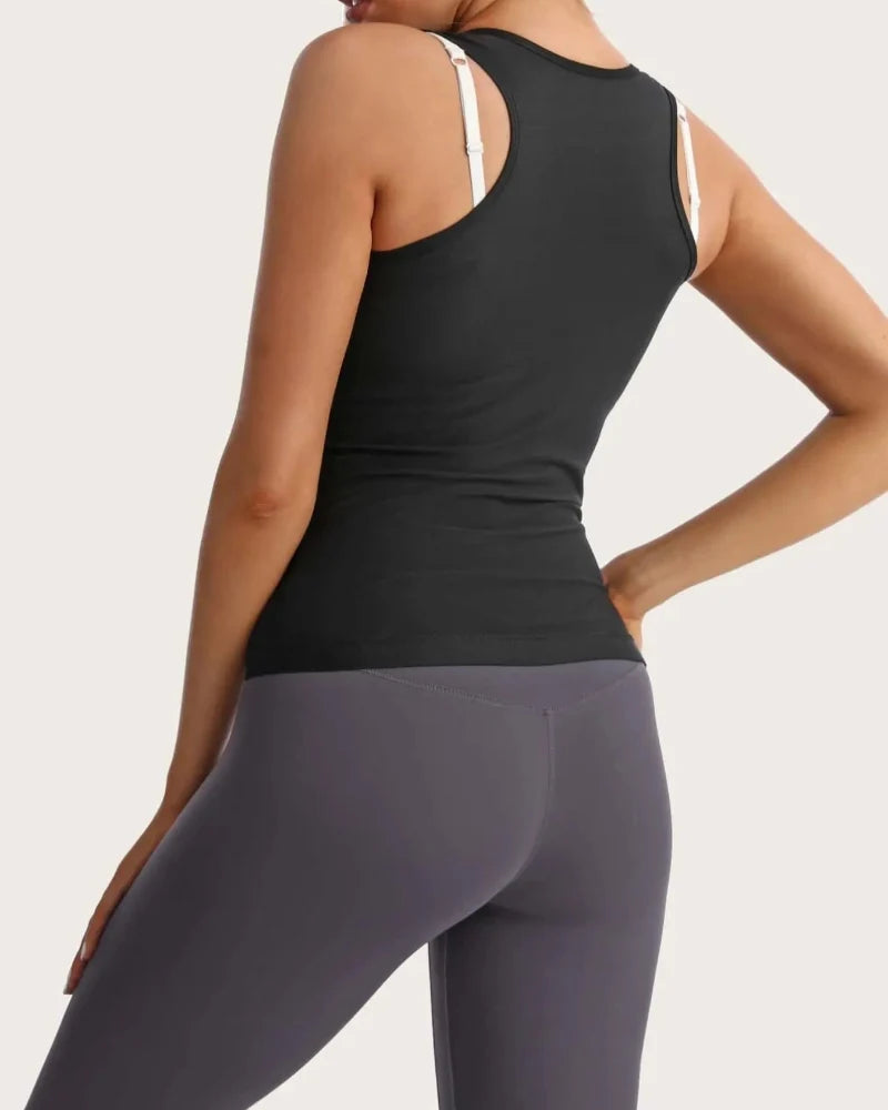 Sleeveless Shapewear Tank Top for Women with Tummy Control