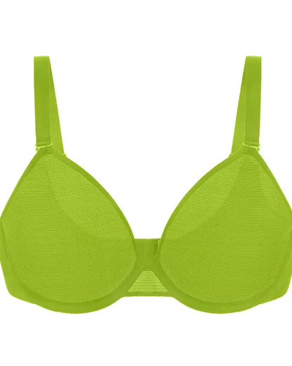 Air Light Plus Size Mesh Underwire Minimizer Bra