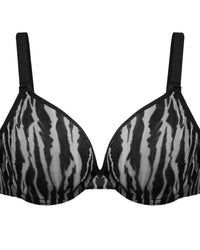Black leopard print