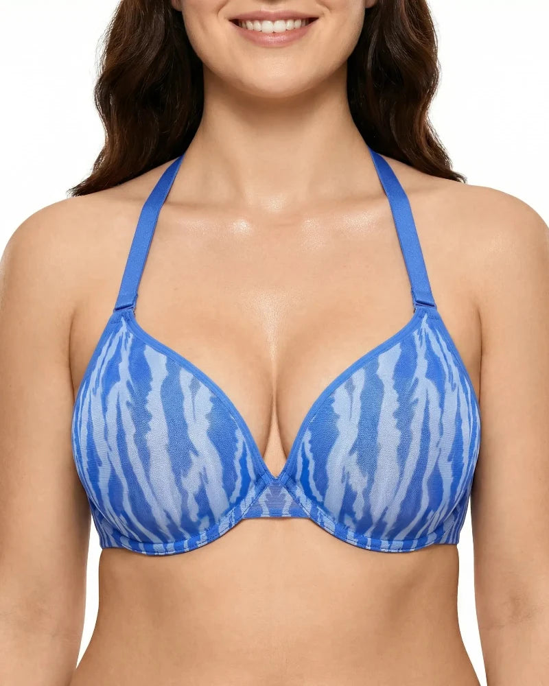 Air Light Plus Size Mesh Underwire Minimizer Bra