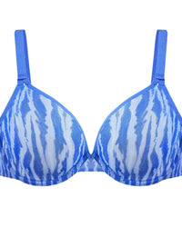 Blue leopard print