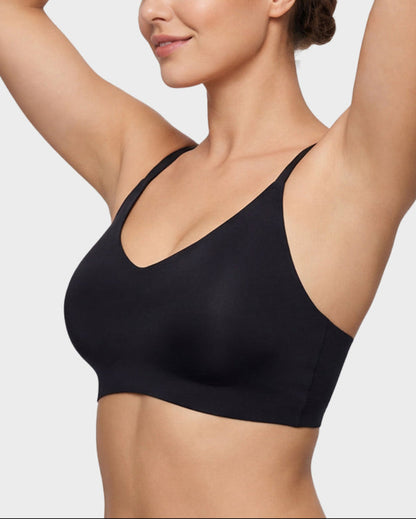 Wireless Seamless Lace Jelly Bralette with Light Padding