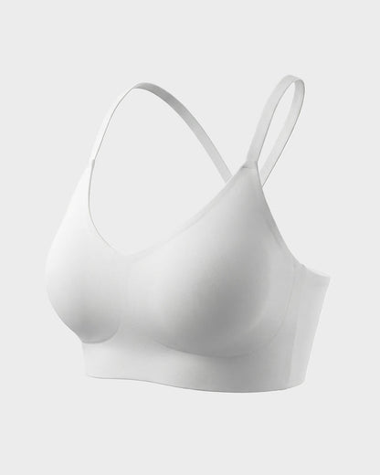 Wireless Seamless Lace Jelly Bralette with Light Padding