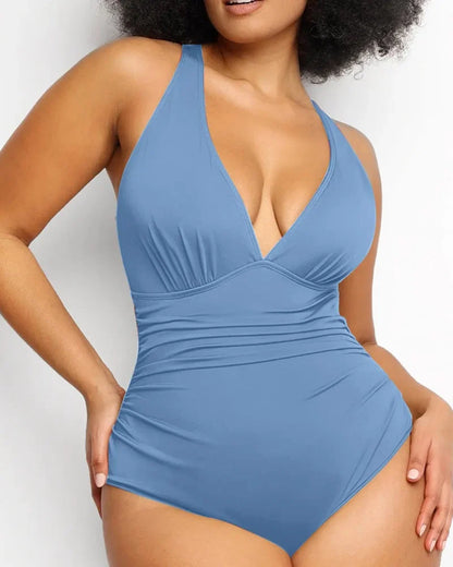 Smart Sculpt Plunge Swimsuit Flatter Your Figure