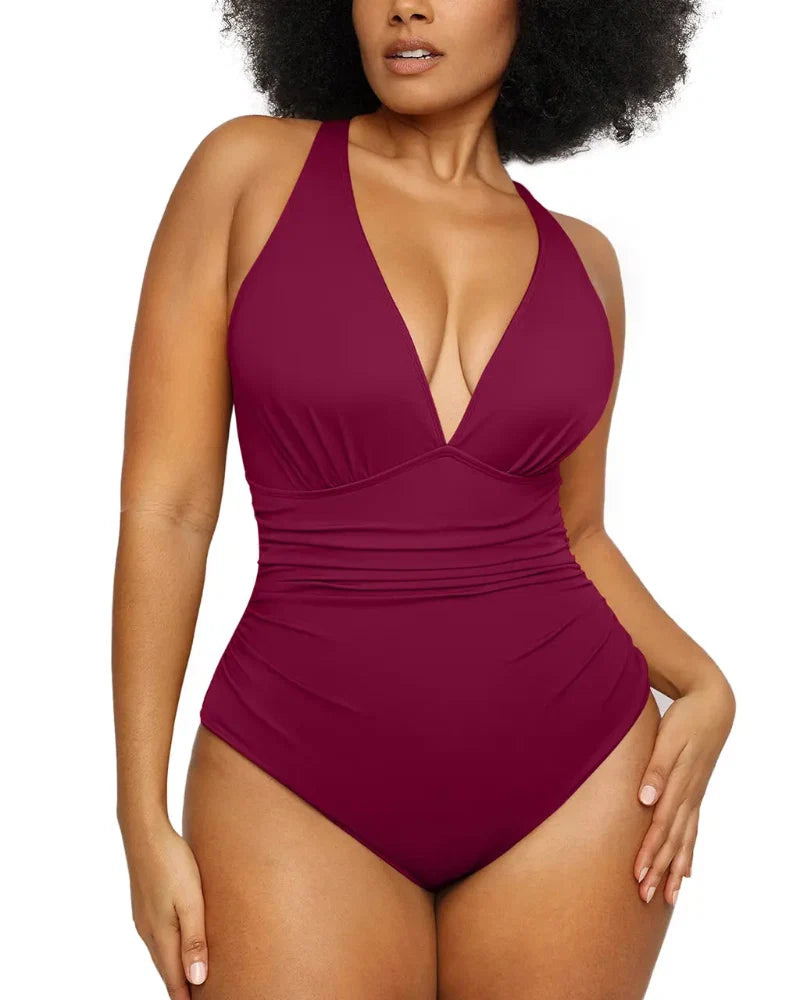 Smart Sculpt Plunge Swimsuit Flatter Your Figure