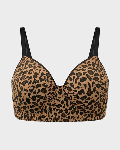 Delia Plus Size Smooth Full-Coverage Longline Support Bra.