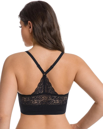 Wireless Lace Bralette – Seamless & Buttery Soft