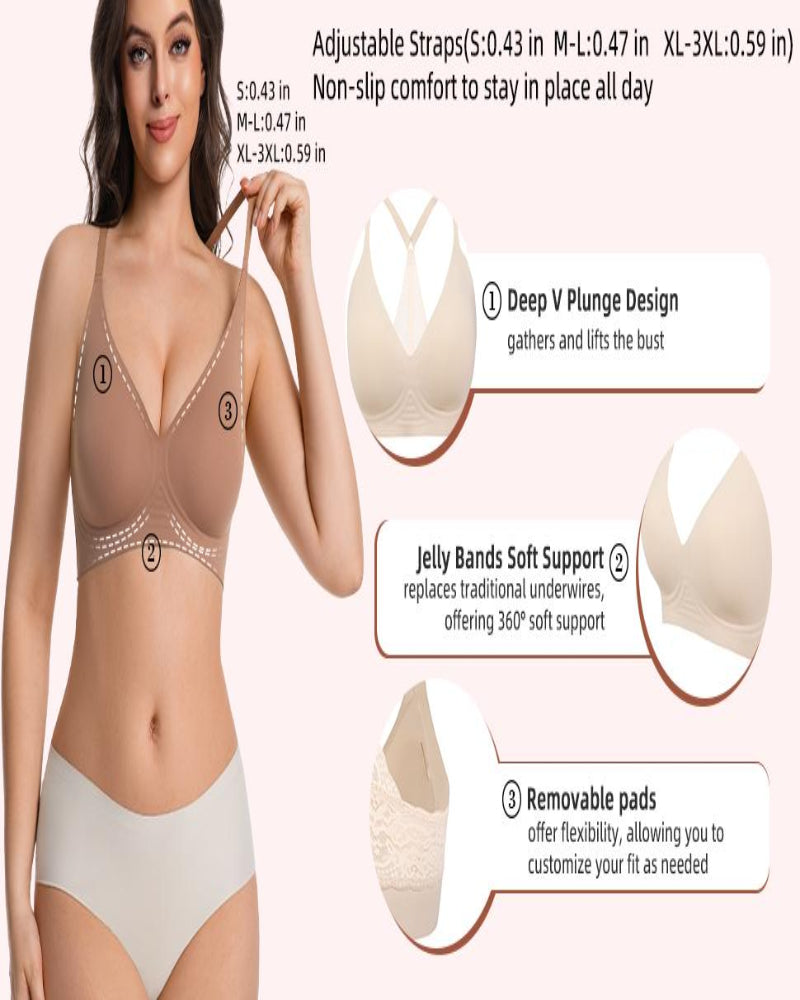 Wireless Lace Bralette – Seamless & Buttery Soft