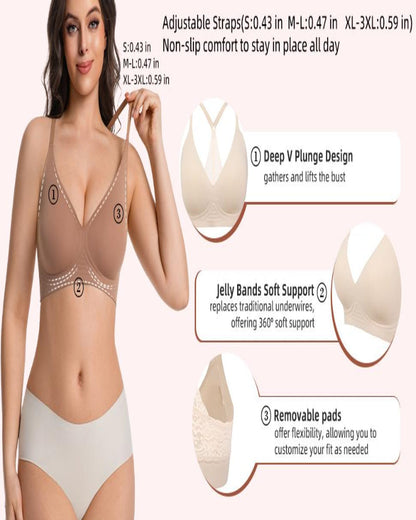 Wireless Lace Bralette – Seamless & Buttery Soft