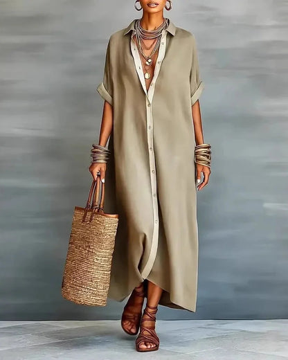 Oversized Shirt Dress - Perfect for Beach, Vacation & Brunch!