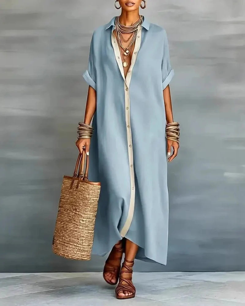 Oversized Shirt Dress - Perfect for Beach, Vacation & Brunch!