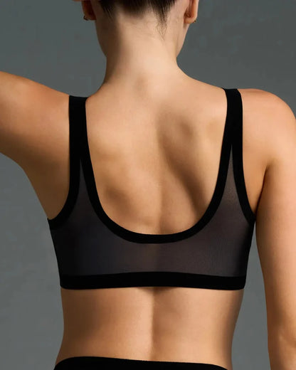 Ultra-Soft Mesh Bralette for Everyday Comfort