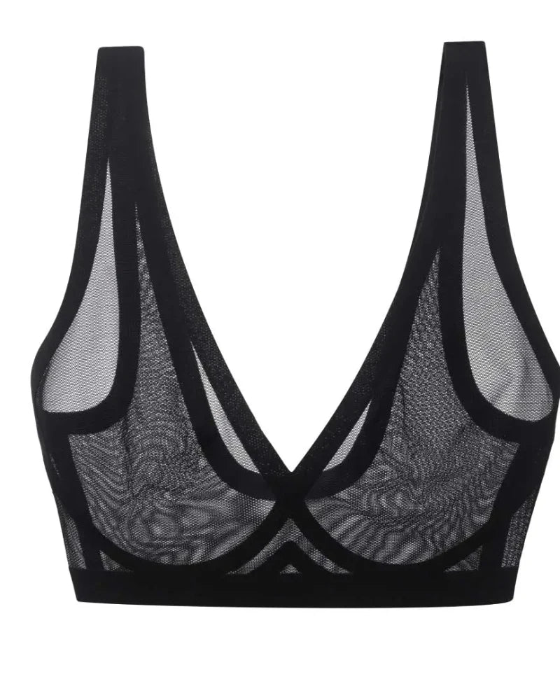 Ultra-Soft Mesh Bralette for Everyday Comfort