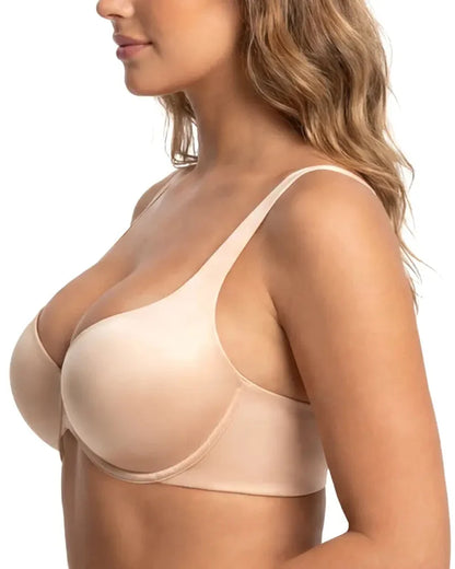 Satin Seamless Balconette Bra