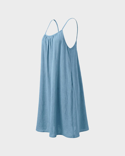 Women’s Backless Flowy Cami Lounge Dress
