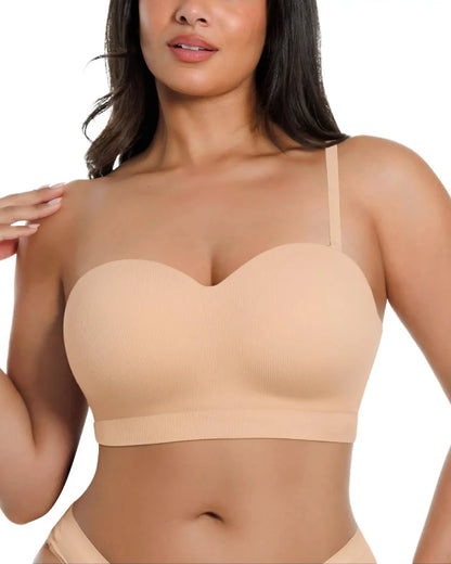 Seamless Strapless Wirefree Non Slip Bra