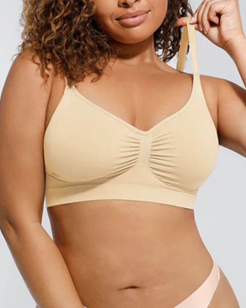 Seamless Wireless Wire-Free Shaping Bra