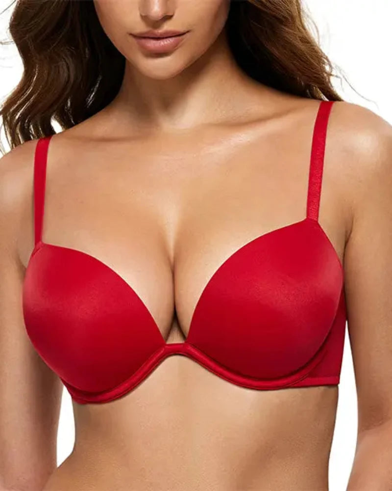 Deep V Push-Up T-Shirt Bra – Breathable Everyday Essential