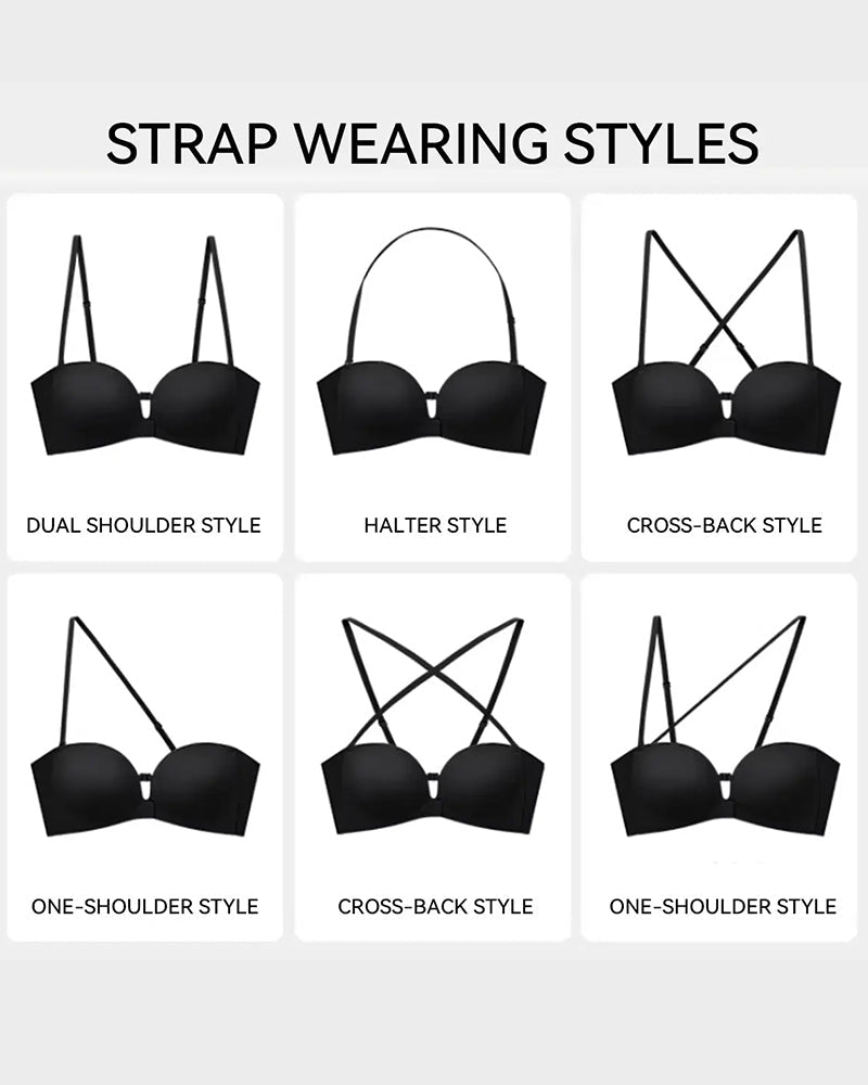 Comfortable Seamless Non-Slip Wireless Padded Support Bra