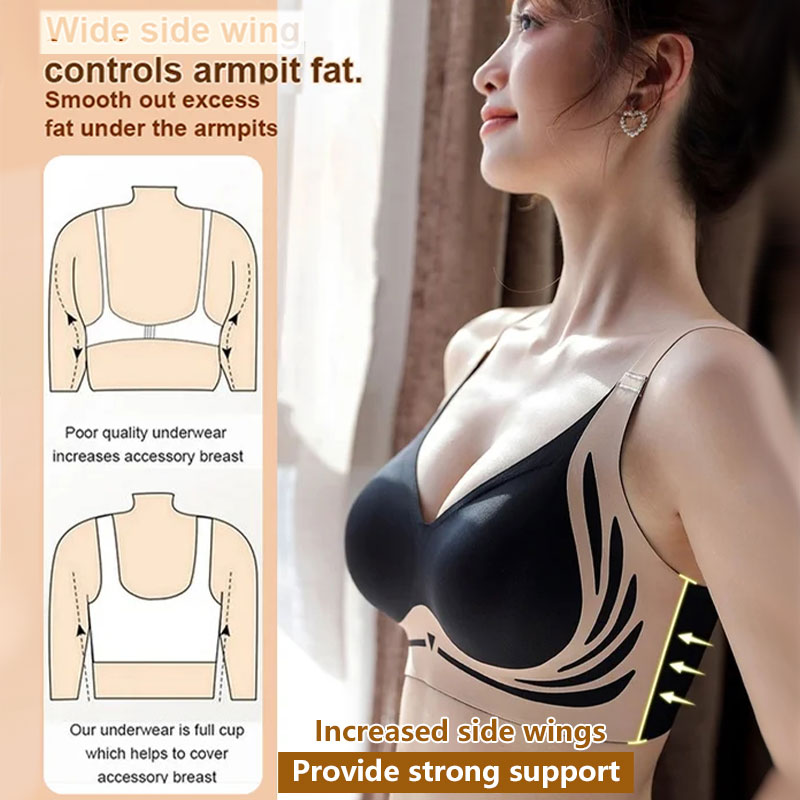 Anti-Sagging Support Shockproof Sports Fixed Cup Bra For Women