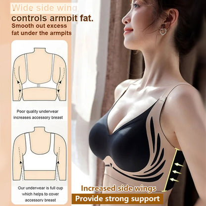 Anti-Sagging Support Shockproof Sports Fixed Cup Bra For Women