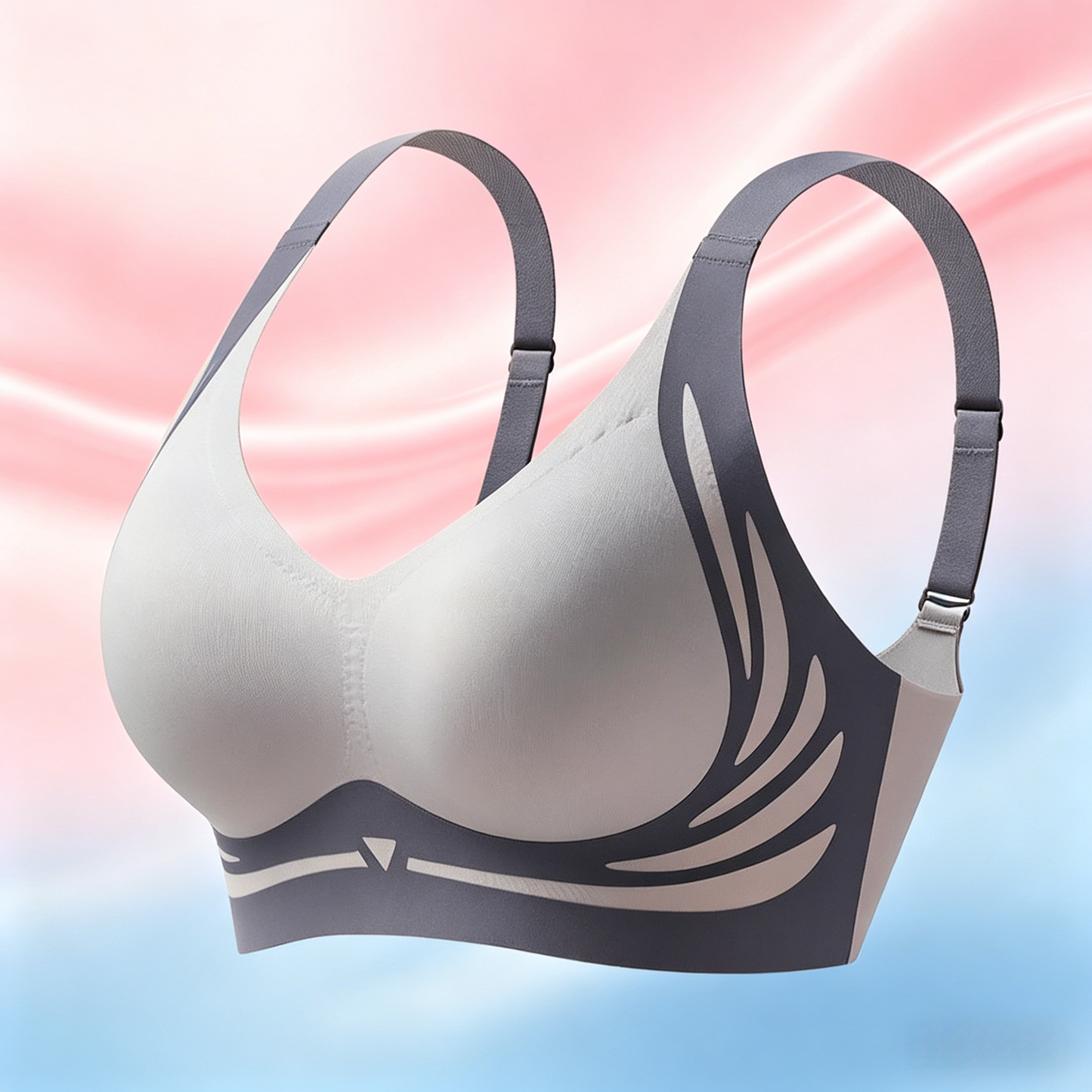 Anti-Sagging Support Shockproof Sports Fixed Cup Bra For Women