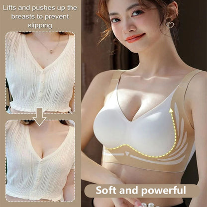 Anti-Sagging Support Shockproof Sports Fixed Cup Bra For Women