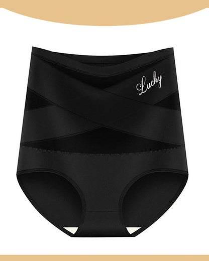 High-Waist Tummy Control Seamless Shaping Lucky Panties(4pcs)