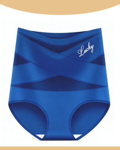 High-Waist Tummy Control Seamless Shaping Lucky Panties(4pcs)