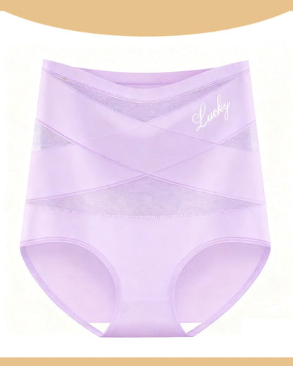 High-Waist Tummy Control Seamless Shaping Lucky Panties(4pcs)