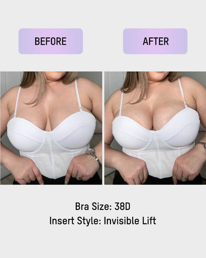 Adhesive V-Bra, Invisible Push-Up Bra (2 Pairs)