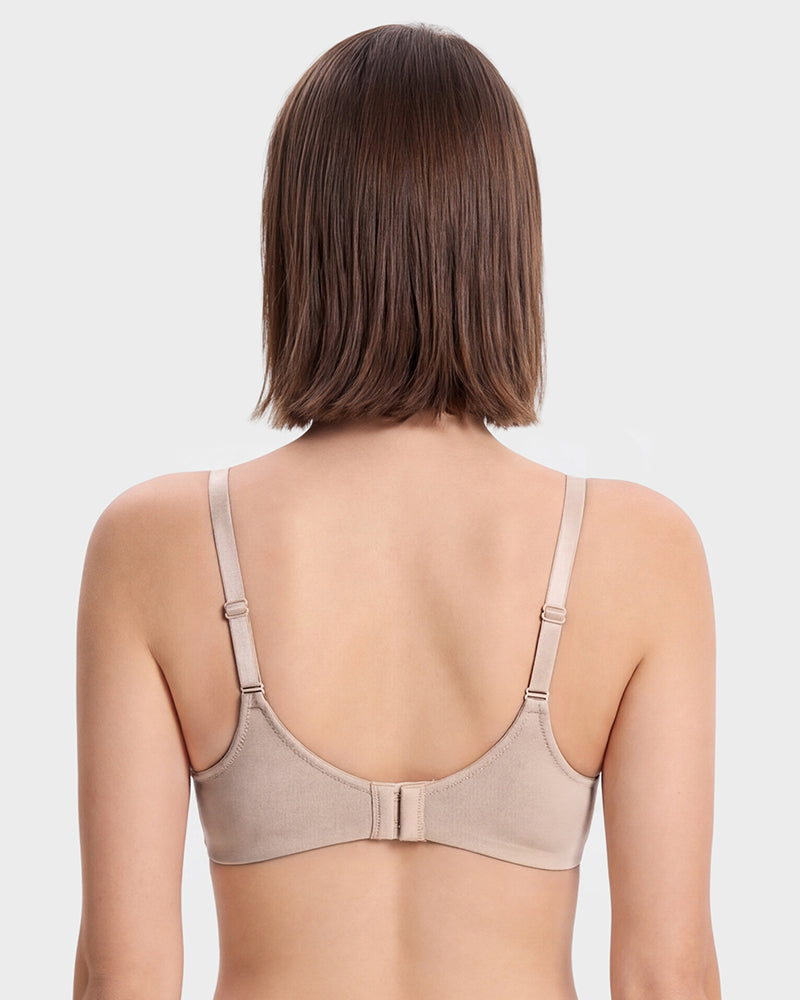 Wire-Free Cotton Lift T-Shirt Bra