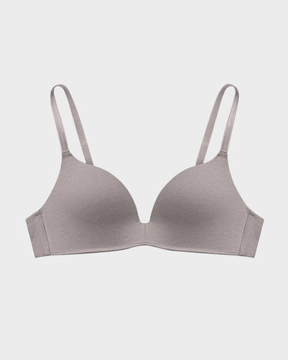Wire-Free Cotton Lift T-Shirt Bra