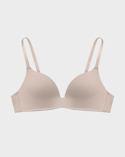 Wire-Free Cotton Lift T-Shirt Bra
