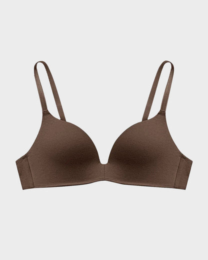 Wire-Free Cotton Lift T-Shirt Bra