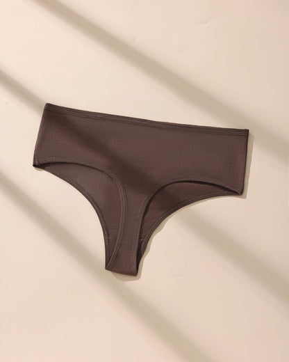 High-waist seamless thongs, tummy control, soft stretch, no-show