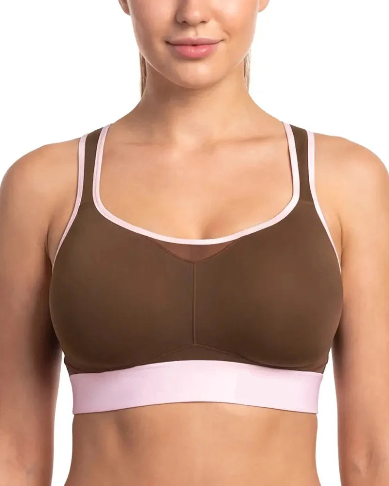 Plus Size Wireless High Support Sports Bra for Women