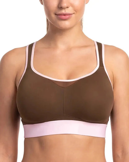 Plus Size Wireless High Support Sports Bra for Women