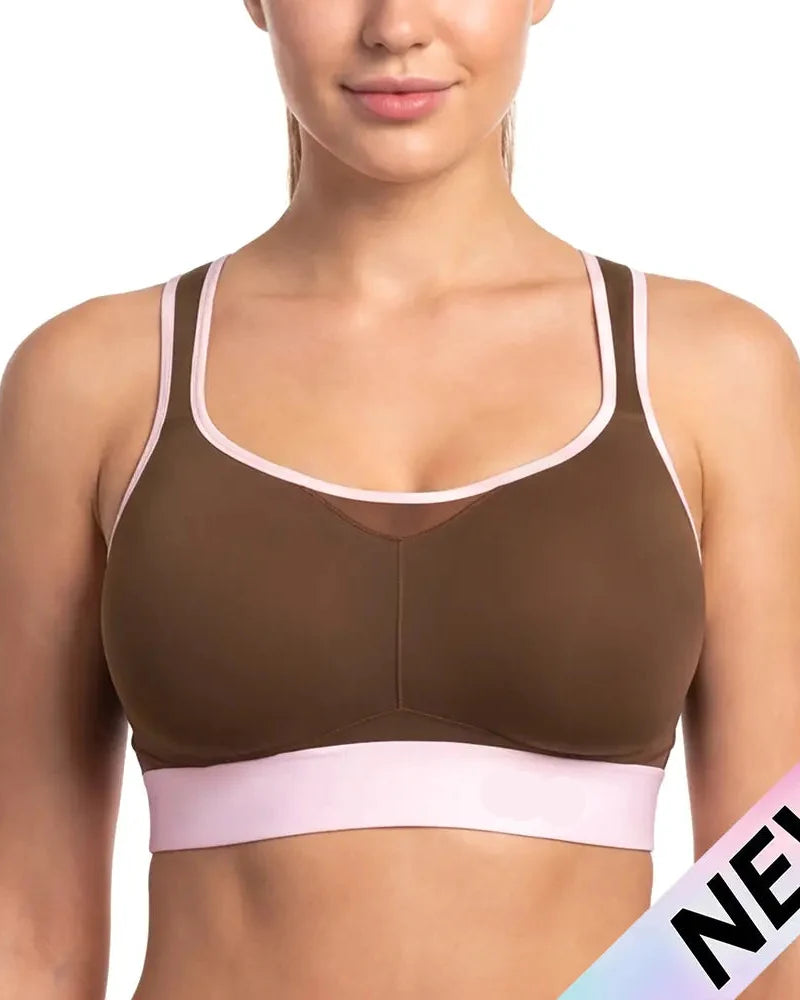 Plus Size Wireless High Support Sports Bra for Women