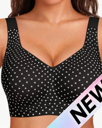 Black with White Polka Dot