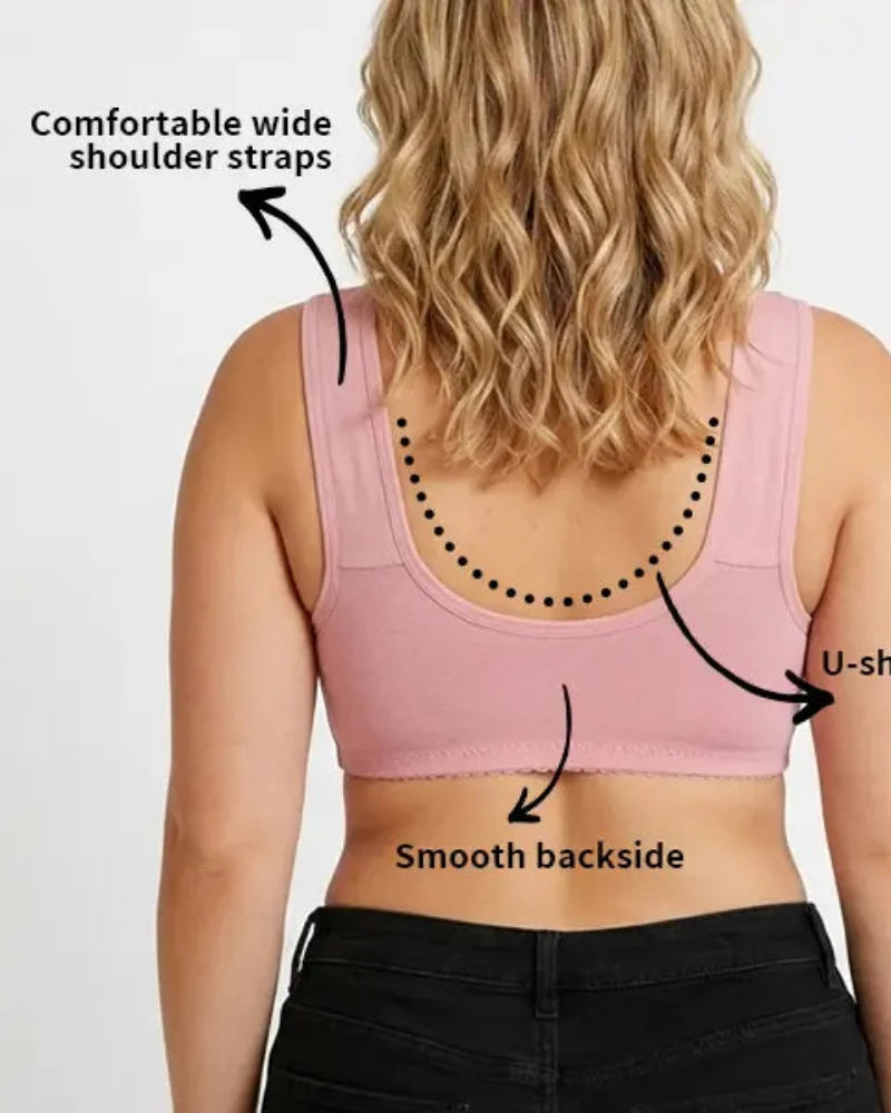 Front Closure Wireless Bras for Women