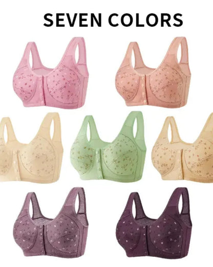 Front Closure Wireless Bras for Women