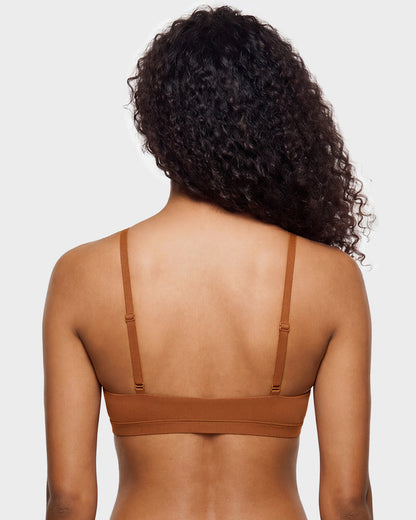 Soft, Seamless Wireless Plunge Bra