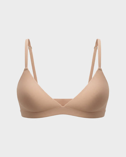 Soft, Seamless Wireless Plunge Bra