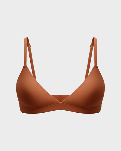Soft, Seamless Wireless Plunge Bra
