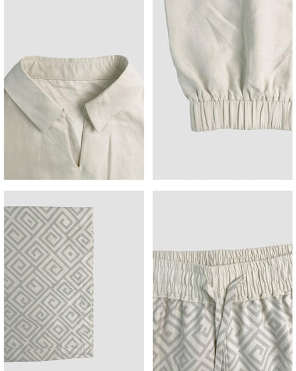 Women’s 2-Piece Casual Set – Sleeveless Top & Wide-Leg Pants