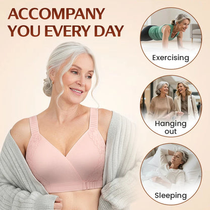 Shapecurve Front-Cross Wrap Bra – Maximum Comfort and Support