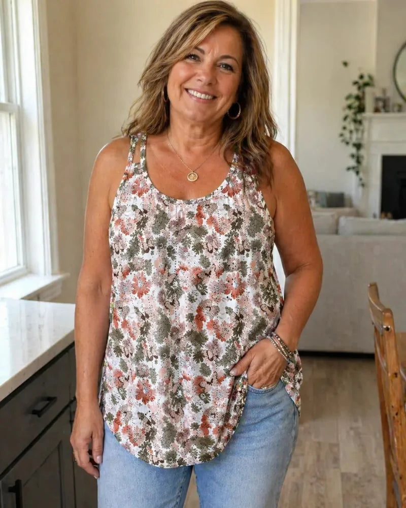 Women’s Peplum Tank Tops Sleeveless V-Neck Stretchy Summer Babydoll Tops